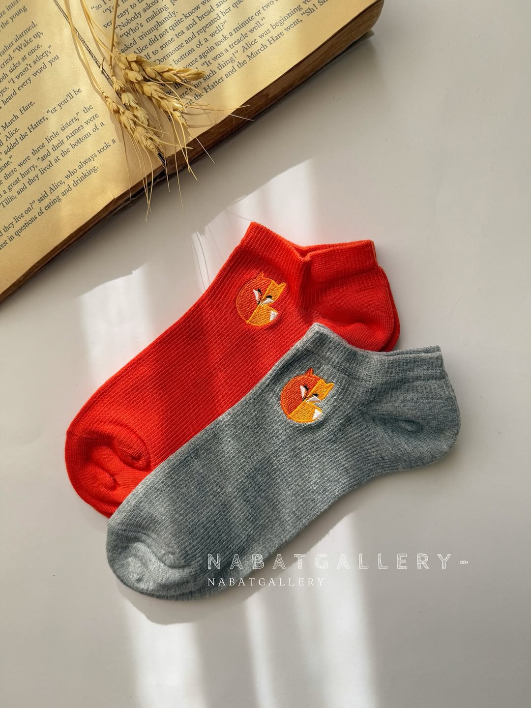 جوراب مچی زنانه نخ پنبه گلدوزی شده برند کالزلند