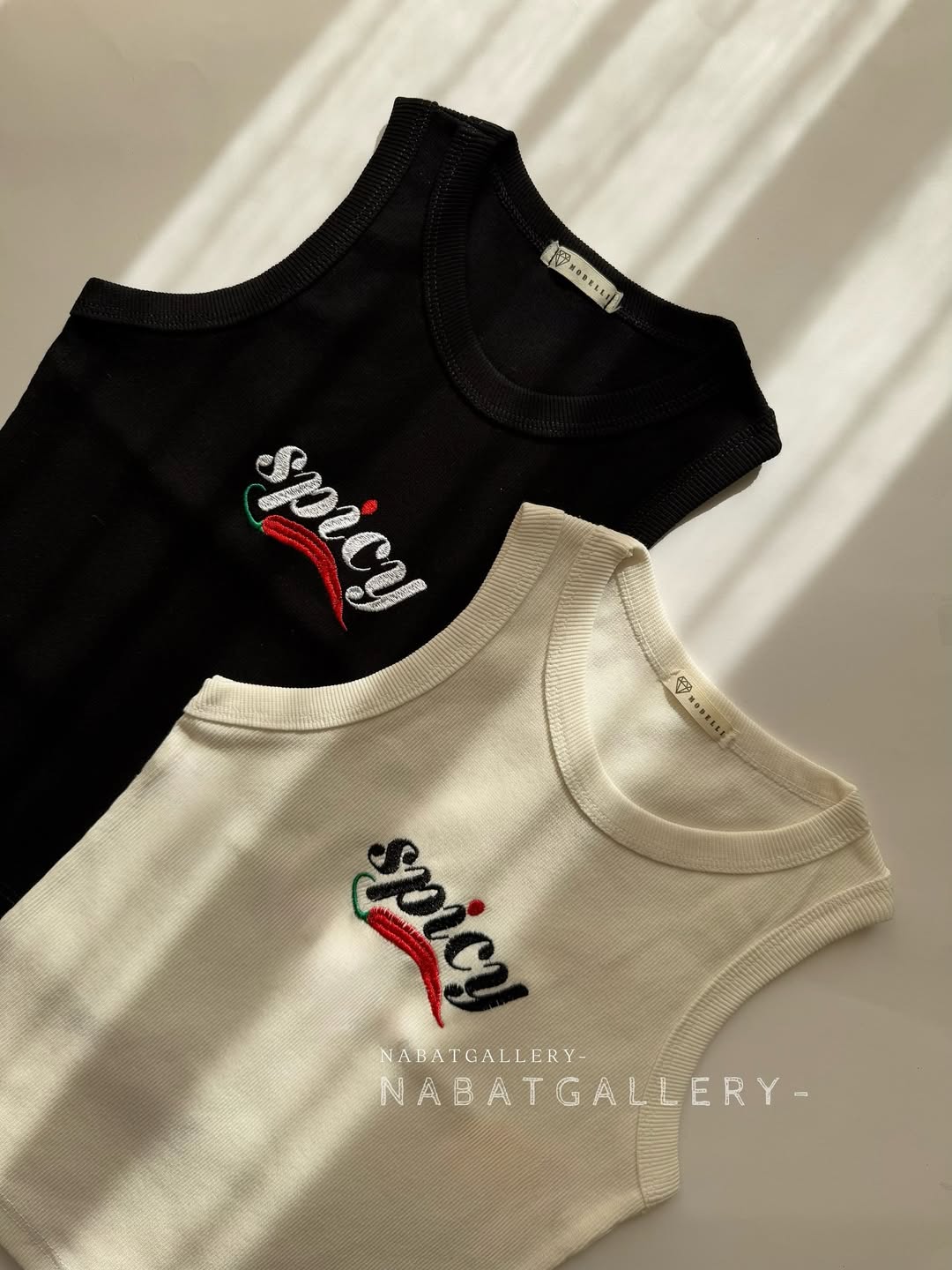 کراپ تاپ گلدوزی اسپایسی فری سایز کبریتی پنبه ایی