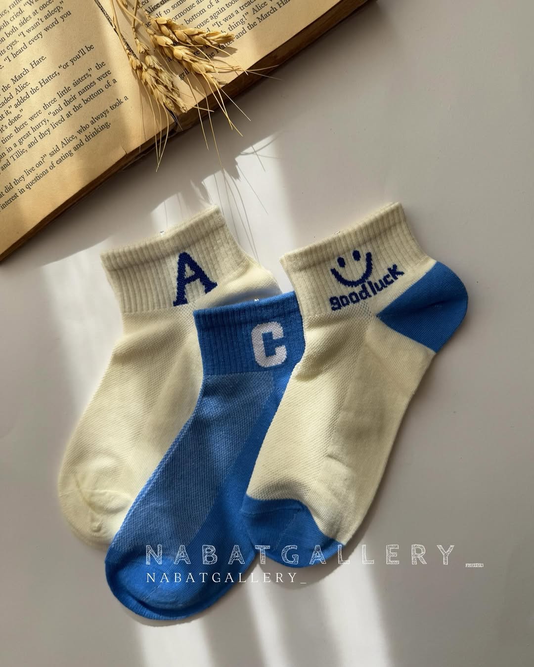 جوراب مچی اسپرت نخ پنبه وارداتی فری سایز نازک کولردار