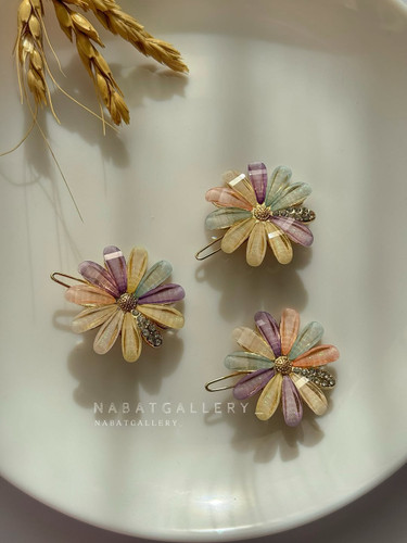 گیرسر طلایی چفتی طرح بابونه وارداتی